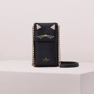 Kate Spade North South Black Cat Crossbody bag